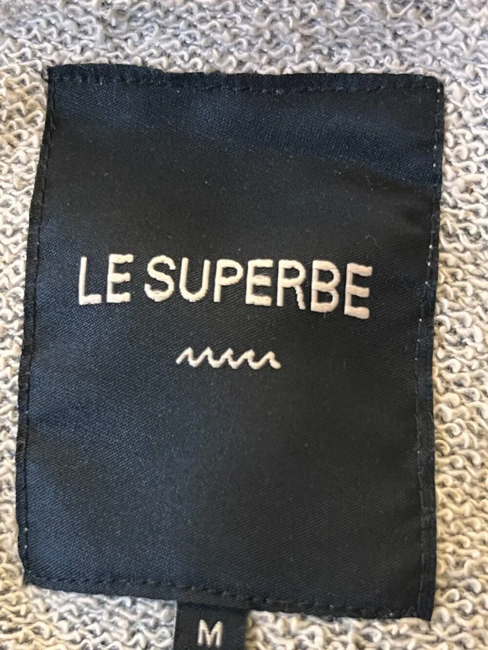LE SUPERBE FRENCH TERRY GOOD DAYS TRACKSUIT NO BAD DAYS 2 PIECE PANTS & HOODIE M